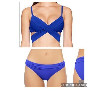 La Blanca Island Goddess Underwire Top & Island Shirred Band Hipster Bottom 12